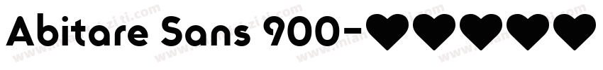 Abitare Sans 900字体转换